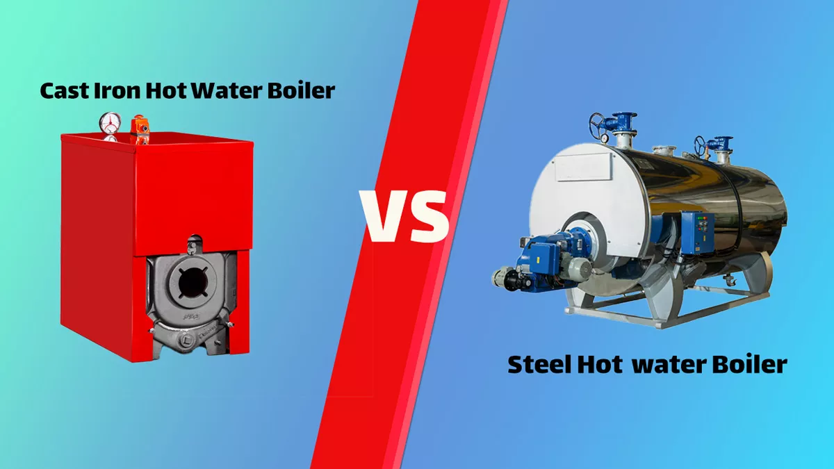 دیگ آبگرم فولادی و چدنی