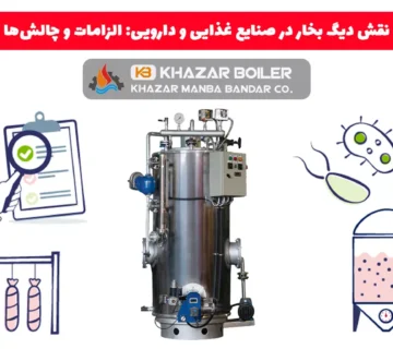 نقش دیگ بخار در صنایع غذایی و دارویی: الزامات و چالش‌ها